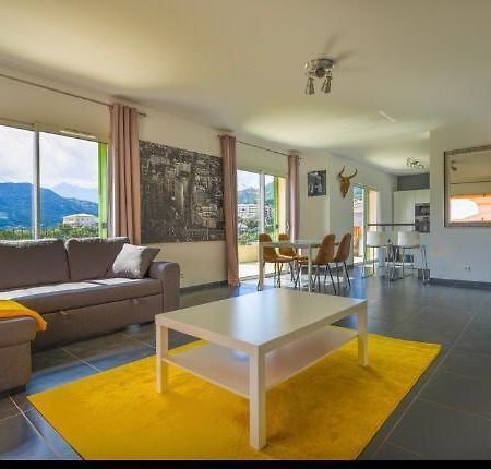 Chez Pasqua ! Appartement Spacieux Avec Terrasse 2 Chambres 6 Couchages En Rooftop LʼÎle-Rousse 外观 照片